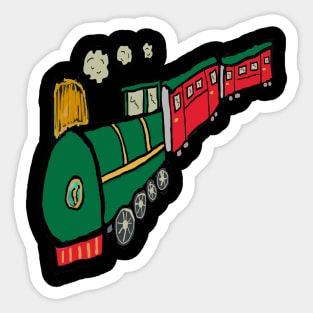 Steam Train Sticker